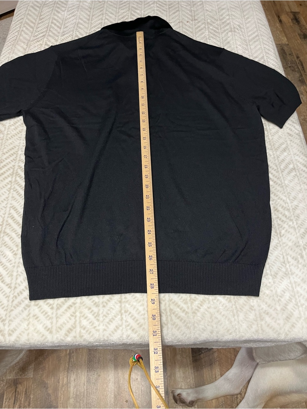 Collar & Co. Black Short-Sleeve Polo Sweater with Penn State Embroidered XL - Picture 3 of 4